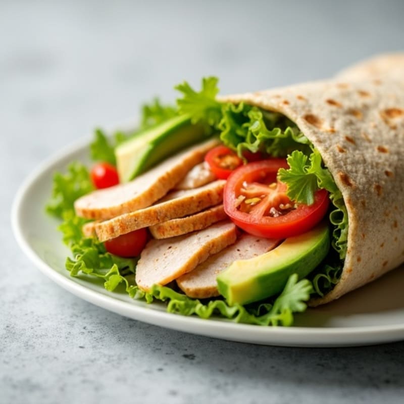 Fresh Turkey Avocado Wrap