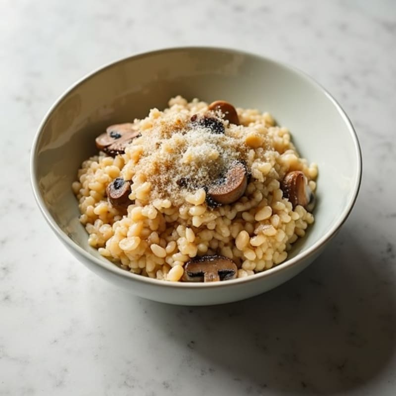 Savory Creamy Mushroom Risotto