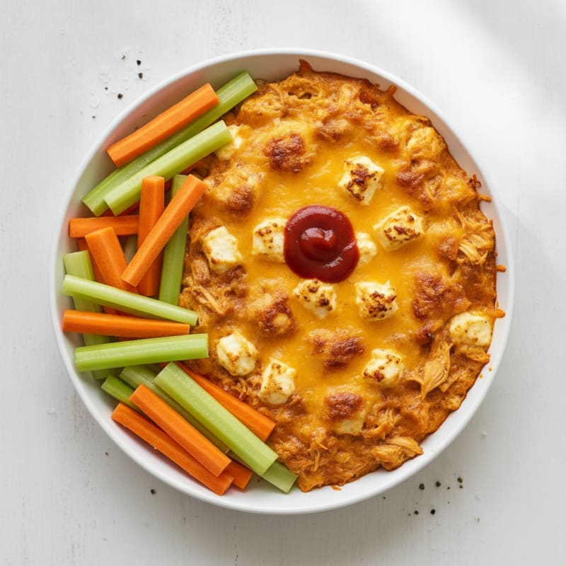 Buffalo Chicken Baked Dip