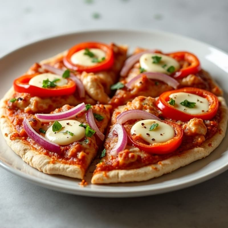 High-Protein BBQ Chicken Pizza