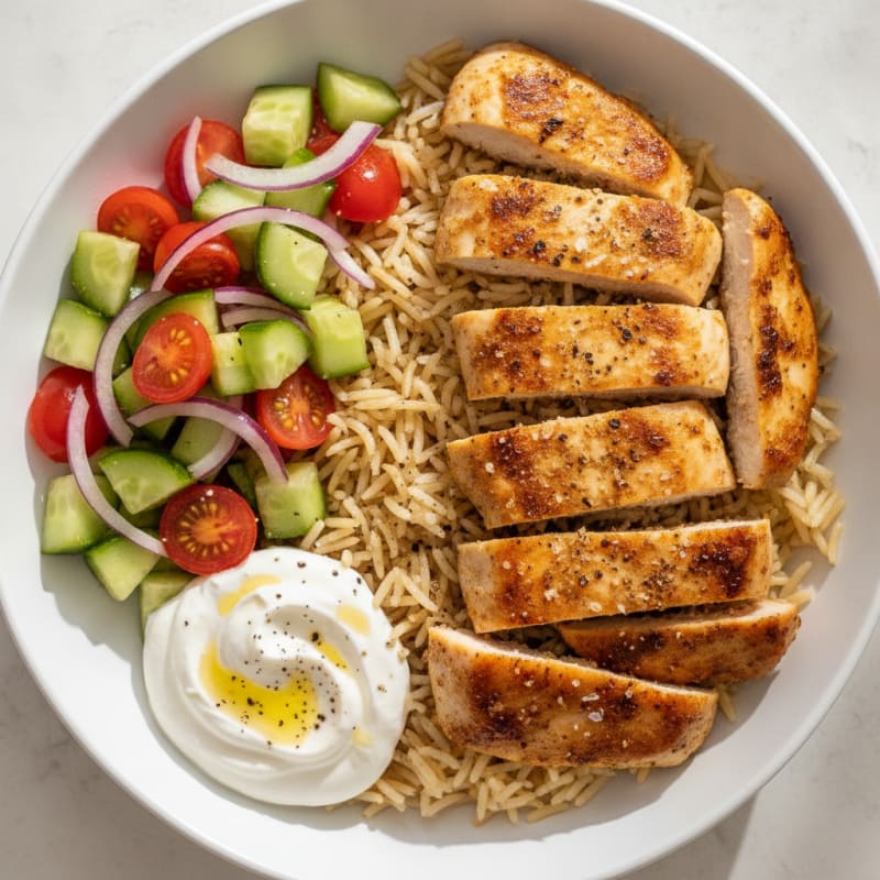 Chicken Shawarma Rice Bowl
