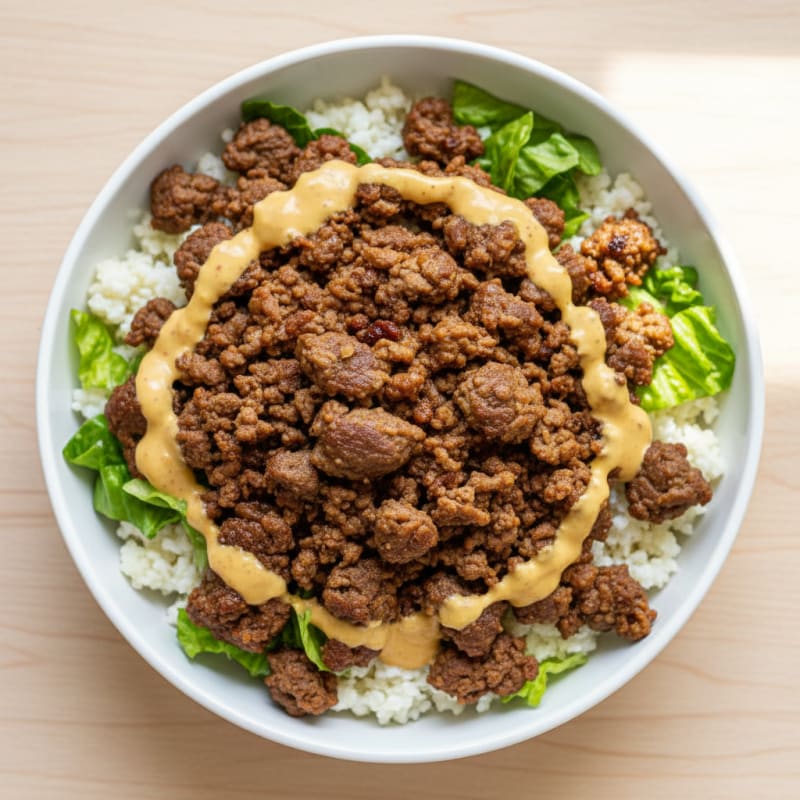 Crispy Beef and Special Sauce Bowl