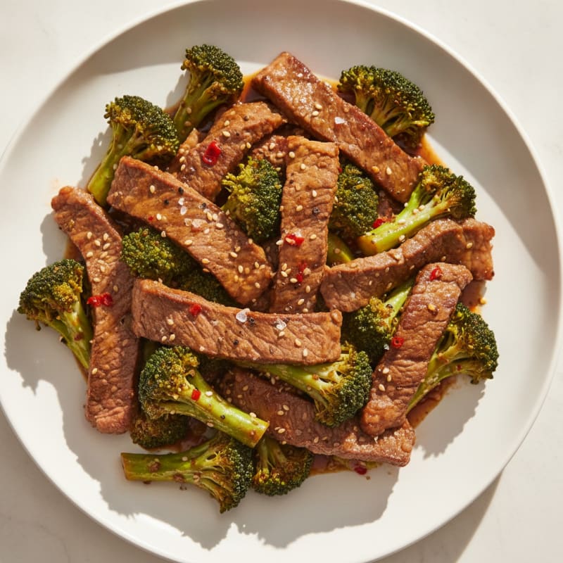 Sesame Beef & Broccoli Stir-Fry