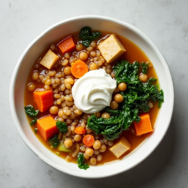 Hearty Root Vegetable and Lentil Stew