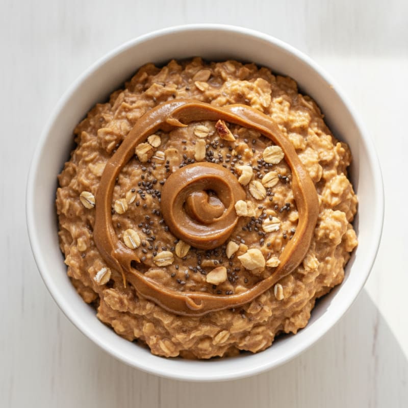 Peanut Butter Protein Overnight Oats