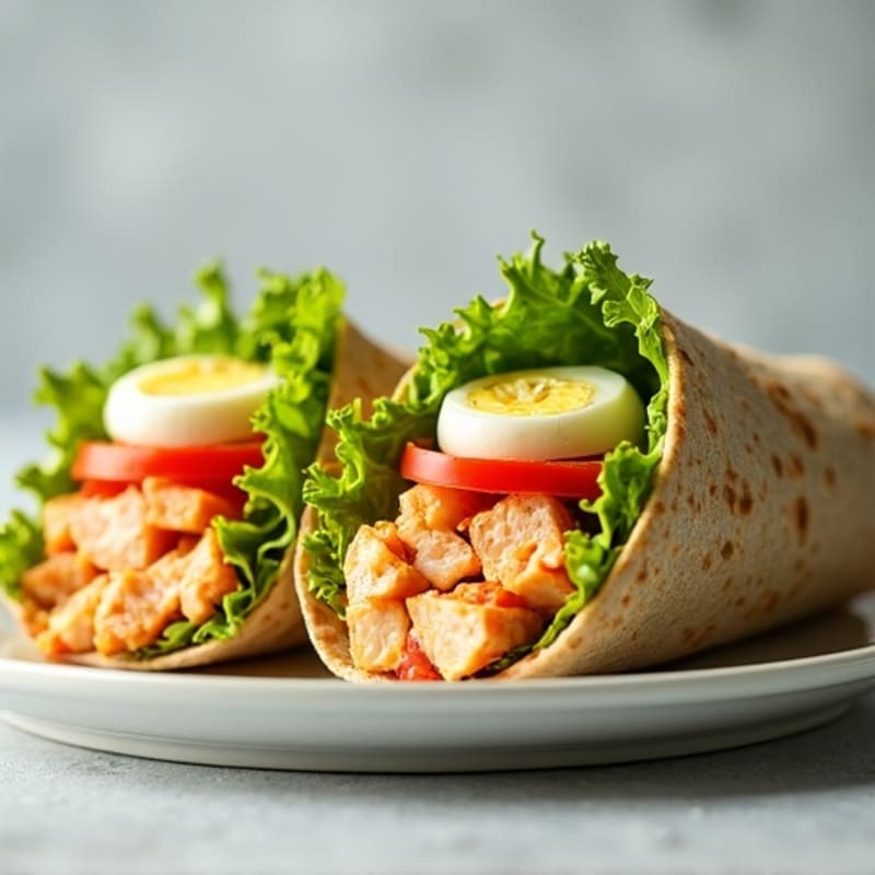 Fresh Spicy Tuna Wraps