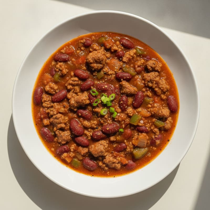Hearty Beef and Bean Chili