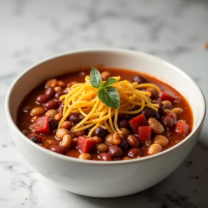 Hearty Three-Bean Turkey Chili
