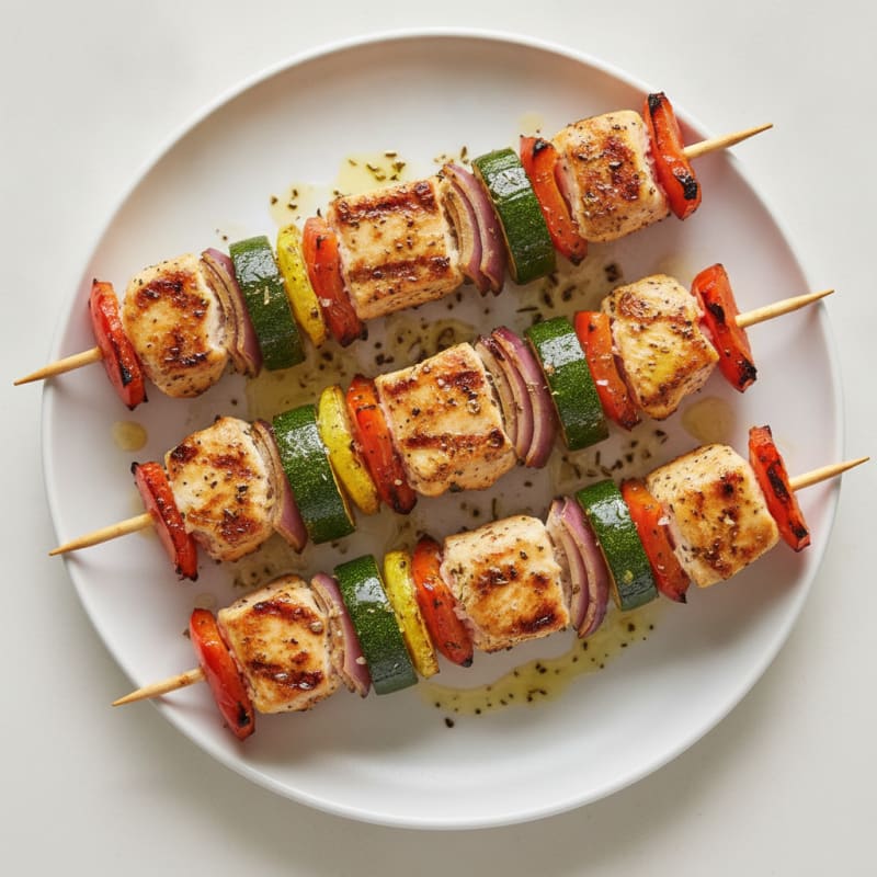 Chicken and Veggie Skewers