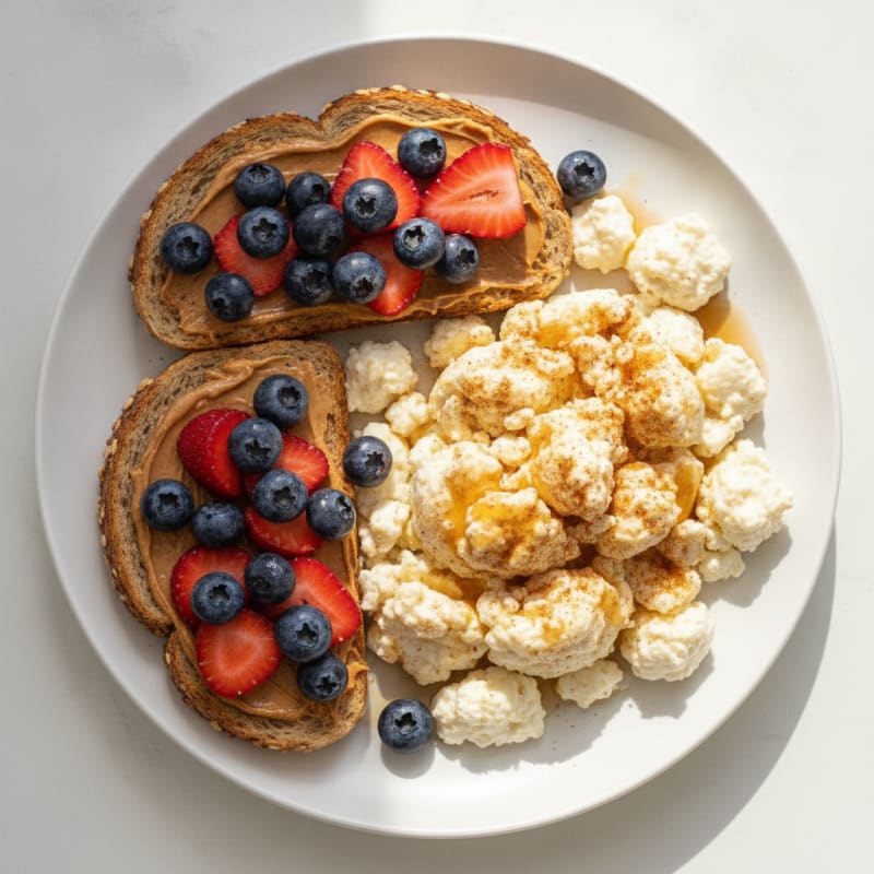 Sweet Cottage Cheese Egg White Scramble