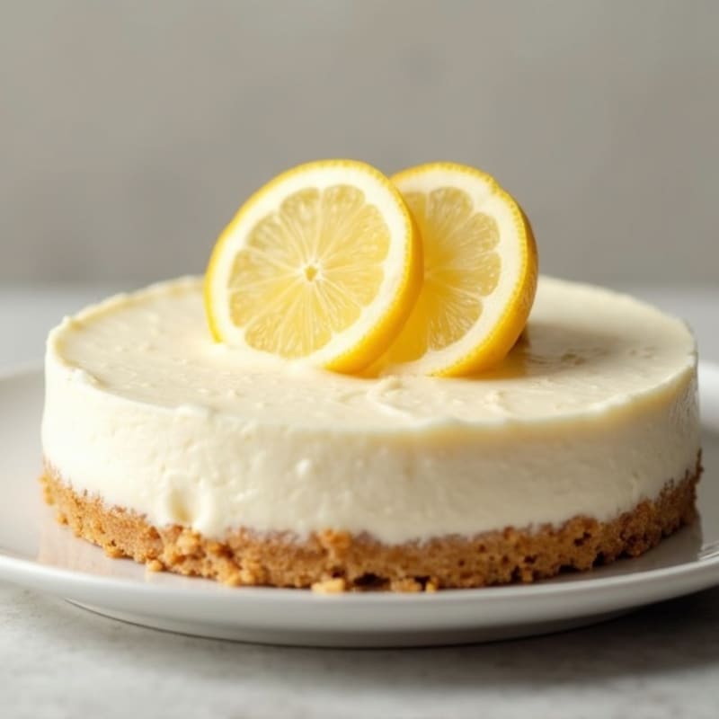 Creamy Greek Yogurt Protein Cheesecake