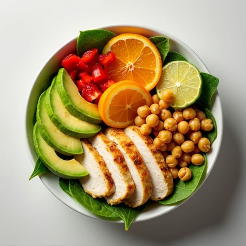 Fresh Citrus Avocado Crunch Bowl