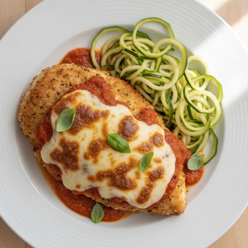 Baked Chicken Parmesan with Marinara