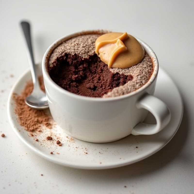 Protein-Rich Double Chocolate Mug Cake