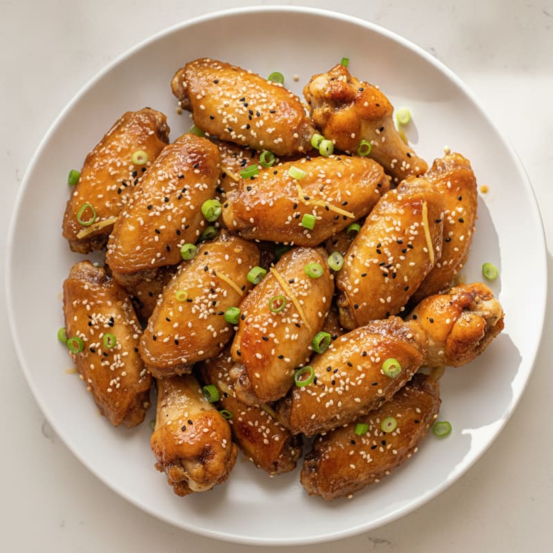 Honey-Garlic Glazed Chicken Wings