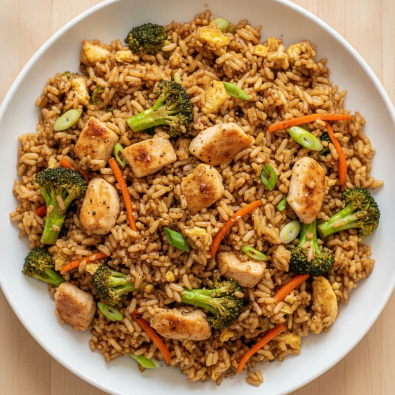 Chicken and Vegetable Fried Rice