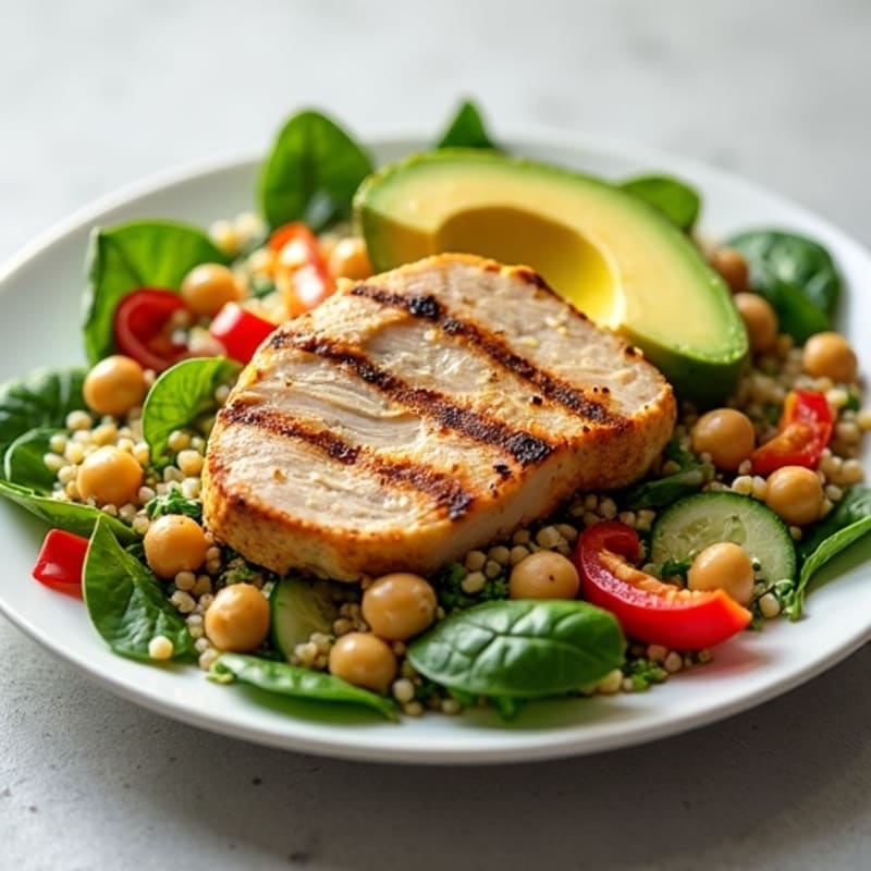 Grilled Chicken and Quinoa Power Salad