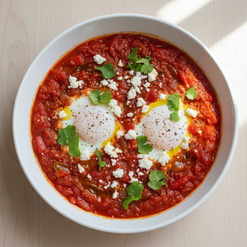 Shakshuka with Feta and Herbs