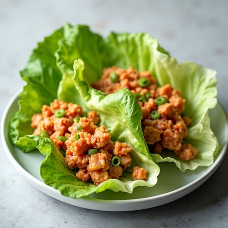 Fresh Spicy Tuna Lettuce Wraps