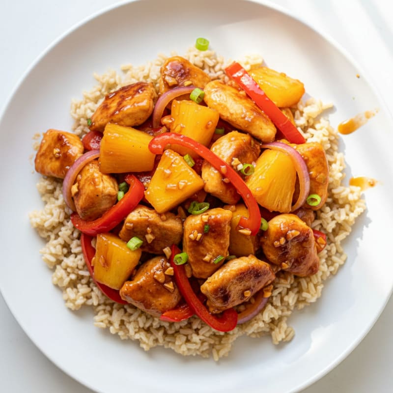 Sweet and Sour Chicken with Pineapple