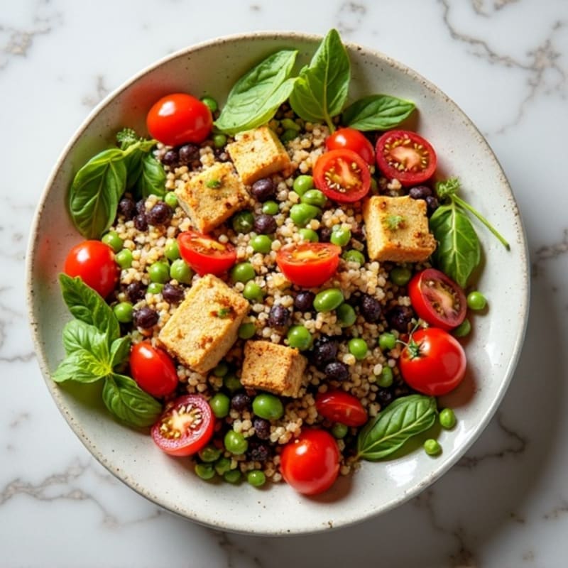 Hearty Quinoa and Black Bean Salad