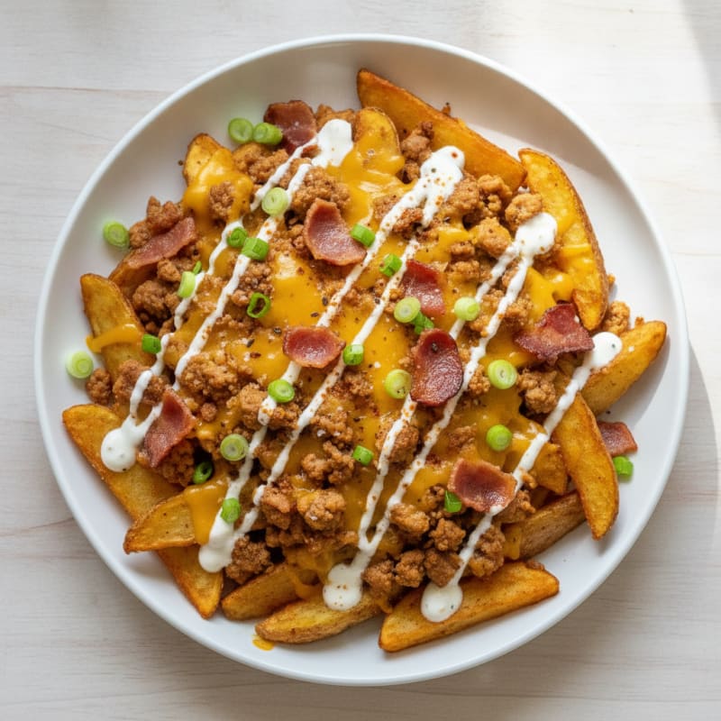 Loaded Bacon Cheddar Potato Wedges