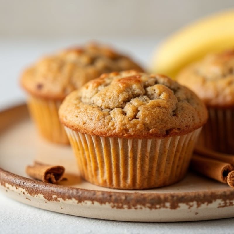 Almond Flour Banana Cinnamon Breakfast Muffins