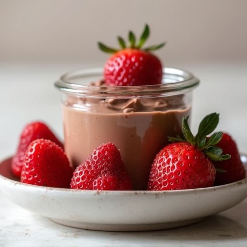 Silky Chocolate Protein Mousse with Greek Yogurt