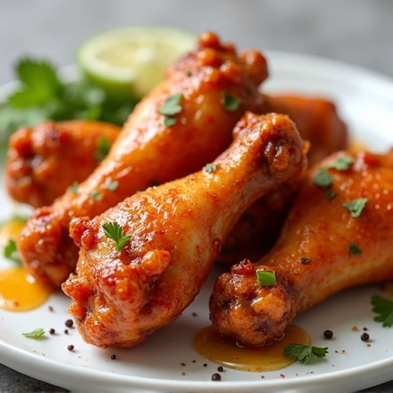 Crispy Honey Glazed Chicken Wings