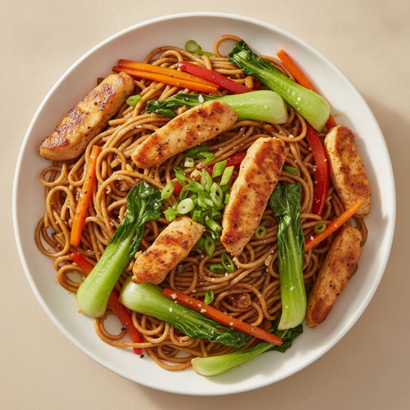 Chicken Lo Mein Noodles