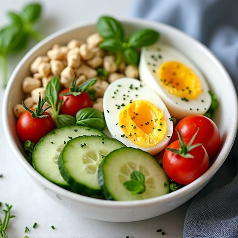 Protein-Packed Savory Cottage Cheese Bowl with Fresh Herbs
