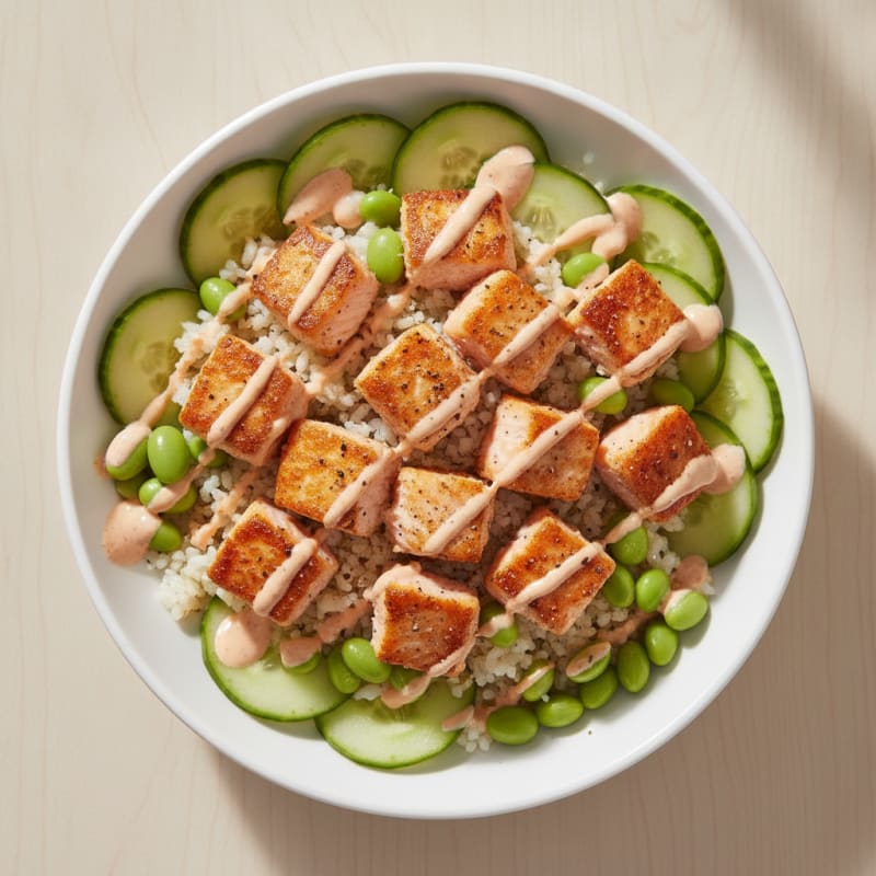 Salmon Sushi Rice Bowl