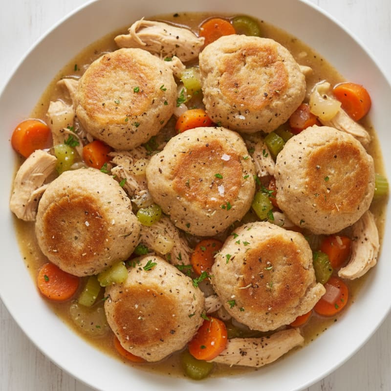 Homestyle Chicken and Herb Dumplings