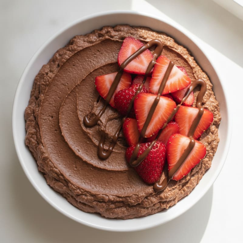 Cottage Cheese Chocolate Protein Pudding