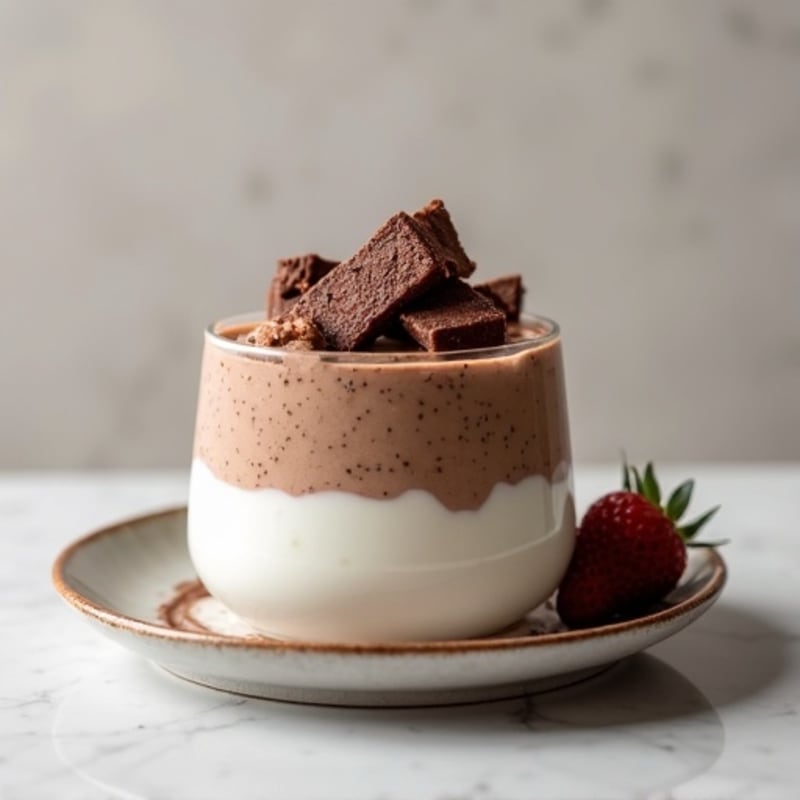 Silky Greek Yogurt Chocolate Protein Pudding