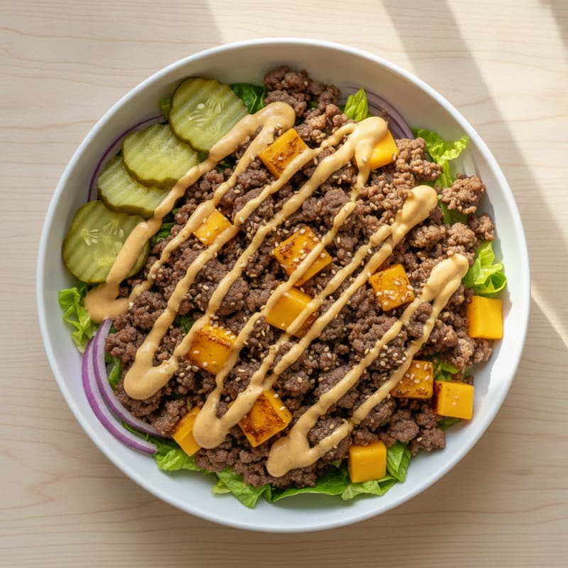 Big Mac Protein Bowl