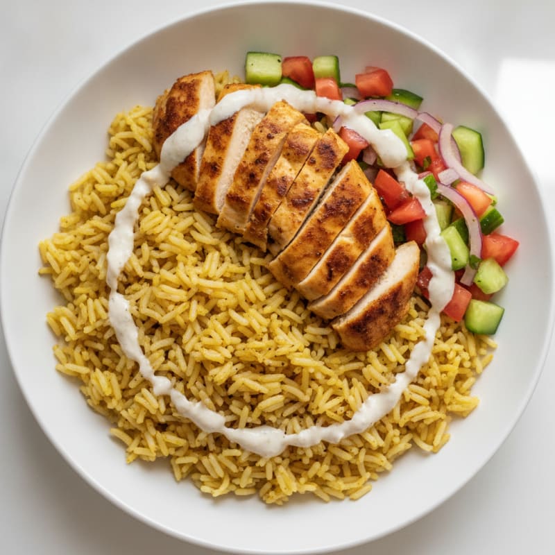 Chicken Shawarma Rice Bowl