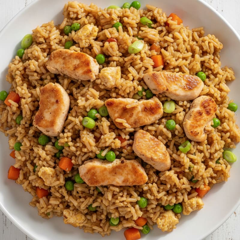 Chicken Fried Rice with Vegetables