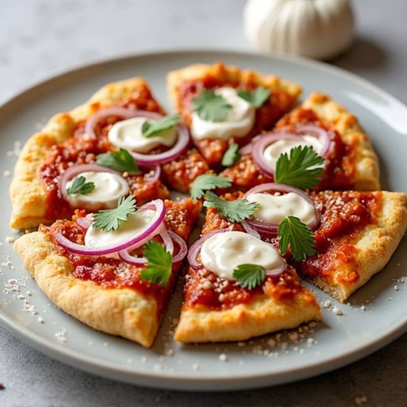 Healthy BBQ Ranch Chicken Pizza