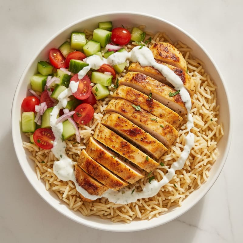 Chicken Shawarma Rice Bowl