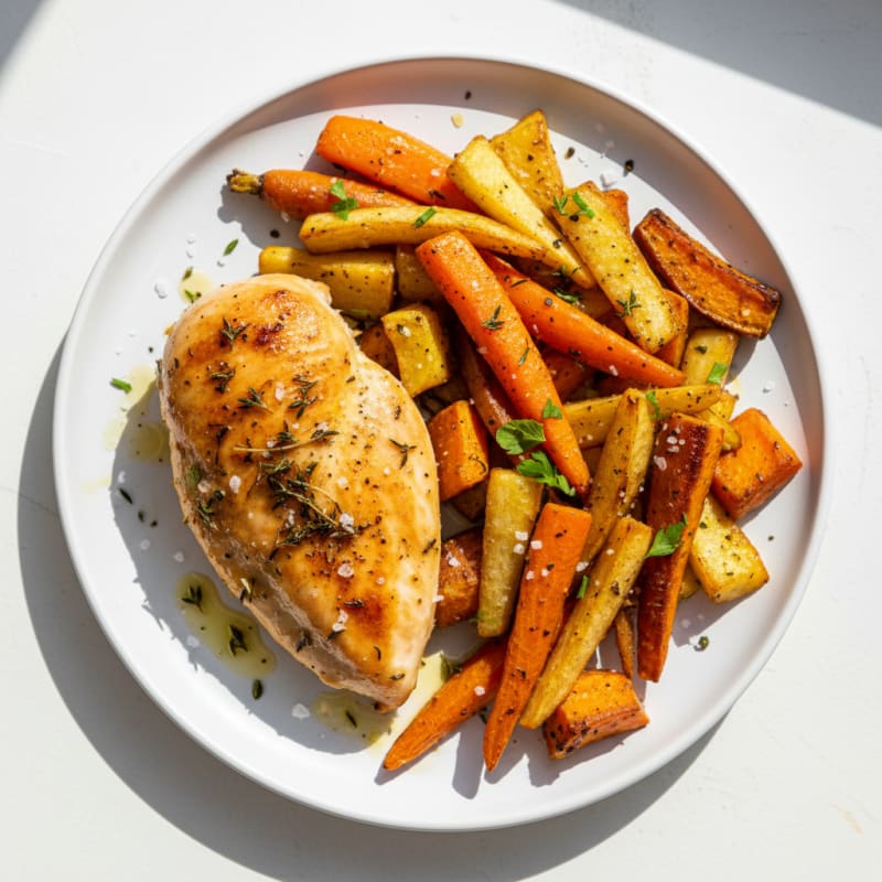 Roasted Chicken with Root Vegetables