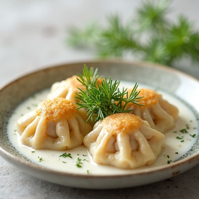 Lightened-Up Creamy Chicken and Herb Dumplings