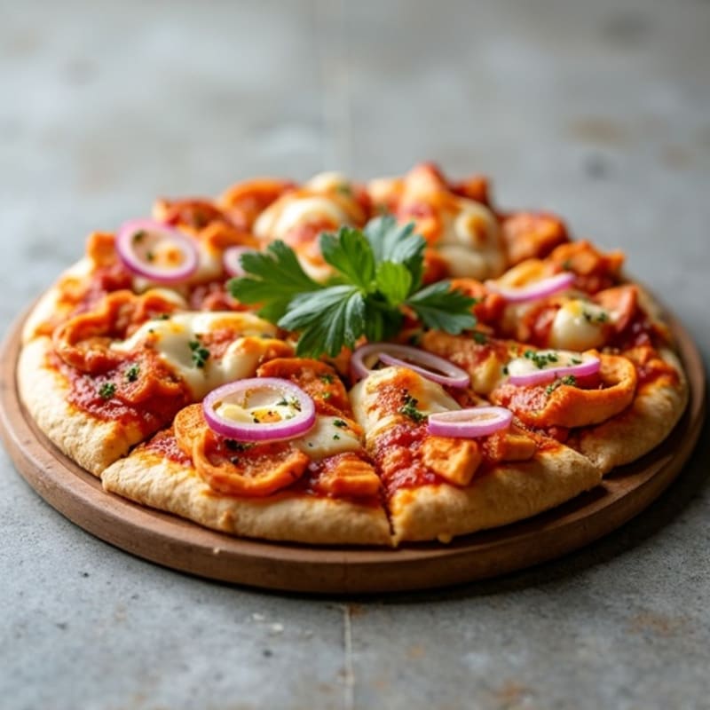 Healthy BBQ Chicken Pizza