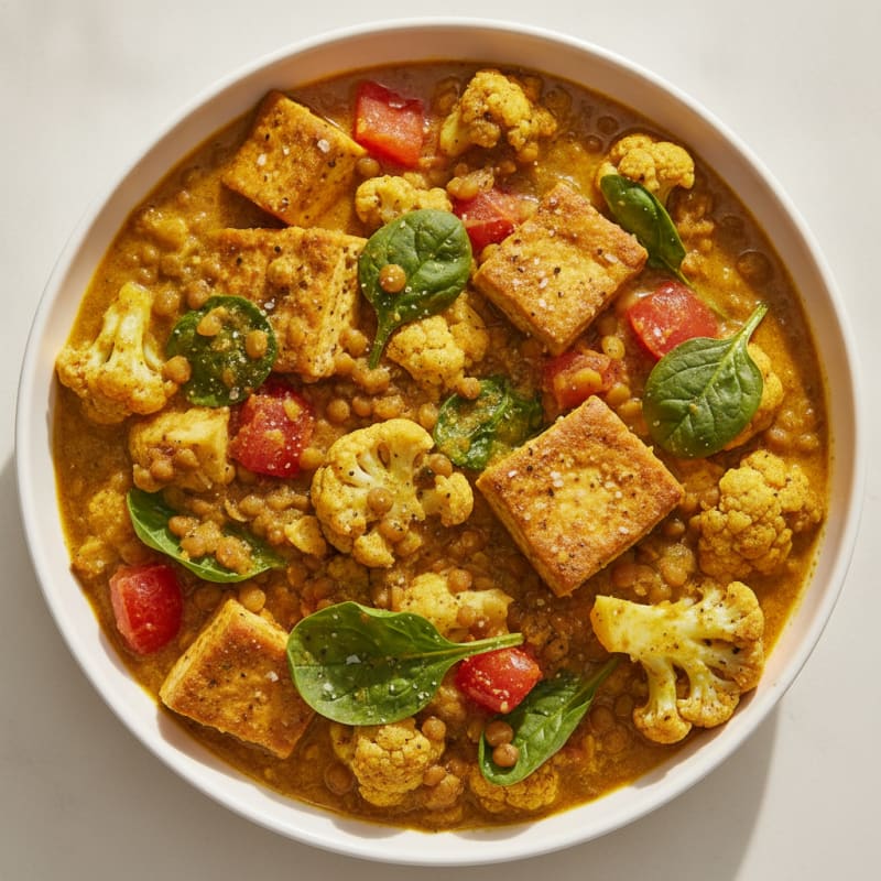 Hearty Lentil and Vegetable Curry