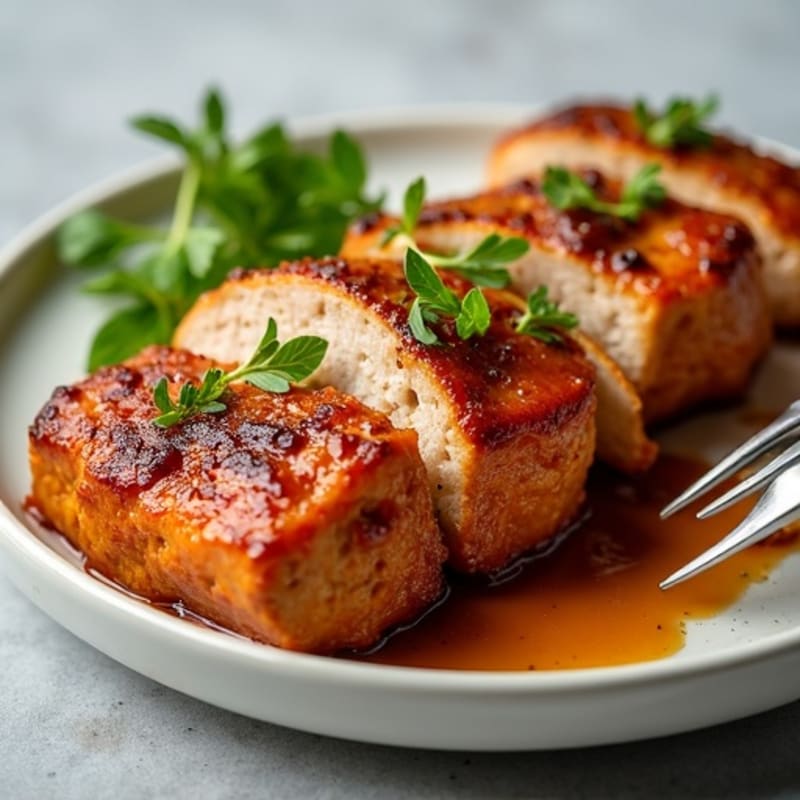Roasted Pork with Sweet and Savory Glaze