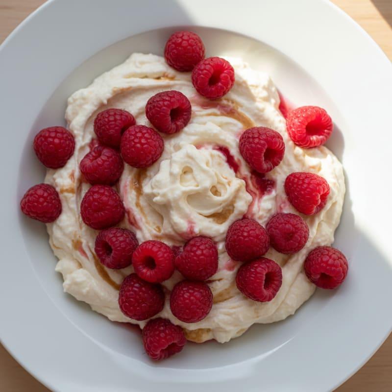 Silky Greek Yogurt Protein Mousse with Fresh Berries