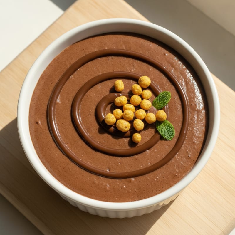 Creamy Cottage Cheese and Chocolate Protein Pudding