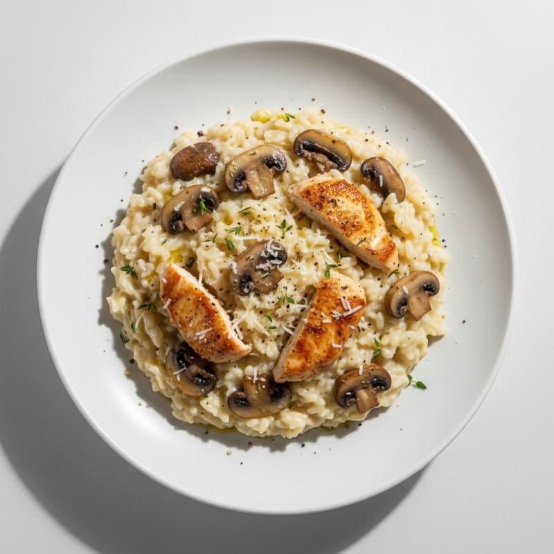 Creamy Mushroom and Parmesan Risotto
