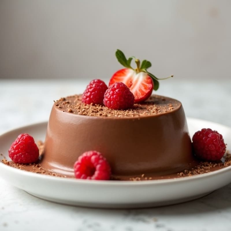 Silky Chocolate Protein Pudding with Tofu