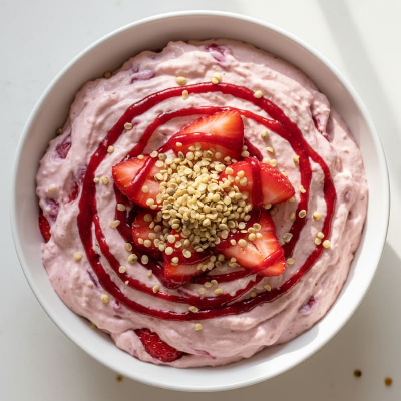 Creamy Cottage Cheese and Berry Protein Mousse